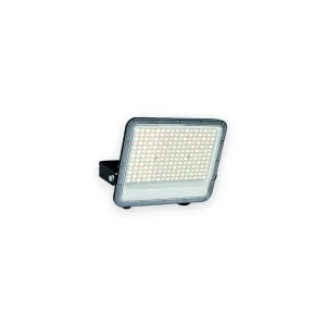 Saxby Fortis 118609 CCT 150W IP65 matt black LED floodlight with mounting bracket