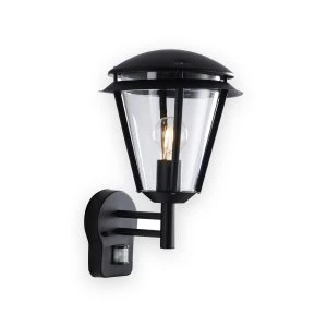 Saxby Inova PIR 1lt wall IP44 60W