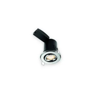 Saxby ShieldPLUS 50682 tilt GU10 downlight in chrome
