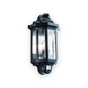 Saxby Traditional PIR half lantern IP44 15W