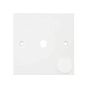 Selectric 1 Aperture Empty Dimmer Plate with Knob