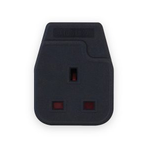 Selectric 1 Gang 13 Amp Trailing Socket – Unswitched – Black