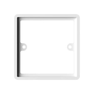 Selectric 1 Gang Rounded Spacer – White