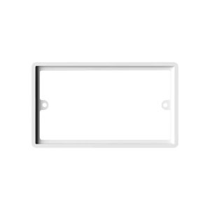 Selectric 2 Gang Rounded Spacer – White