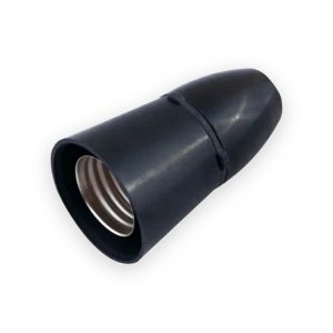 Selectric Black Short Skirt E27 Fitting T2 Pendant Lampholder