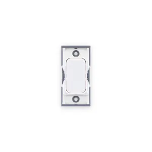 Selectric GRID360 white switch module with white insert