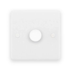 Selectric Smooth White 1 Gang 100-1000W 2 Way Dimmer Switch