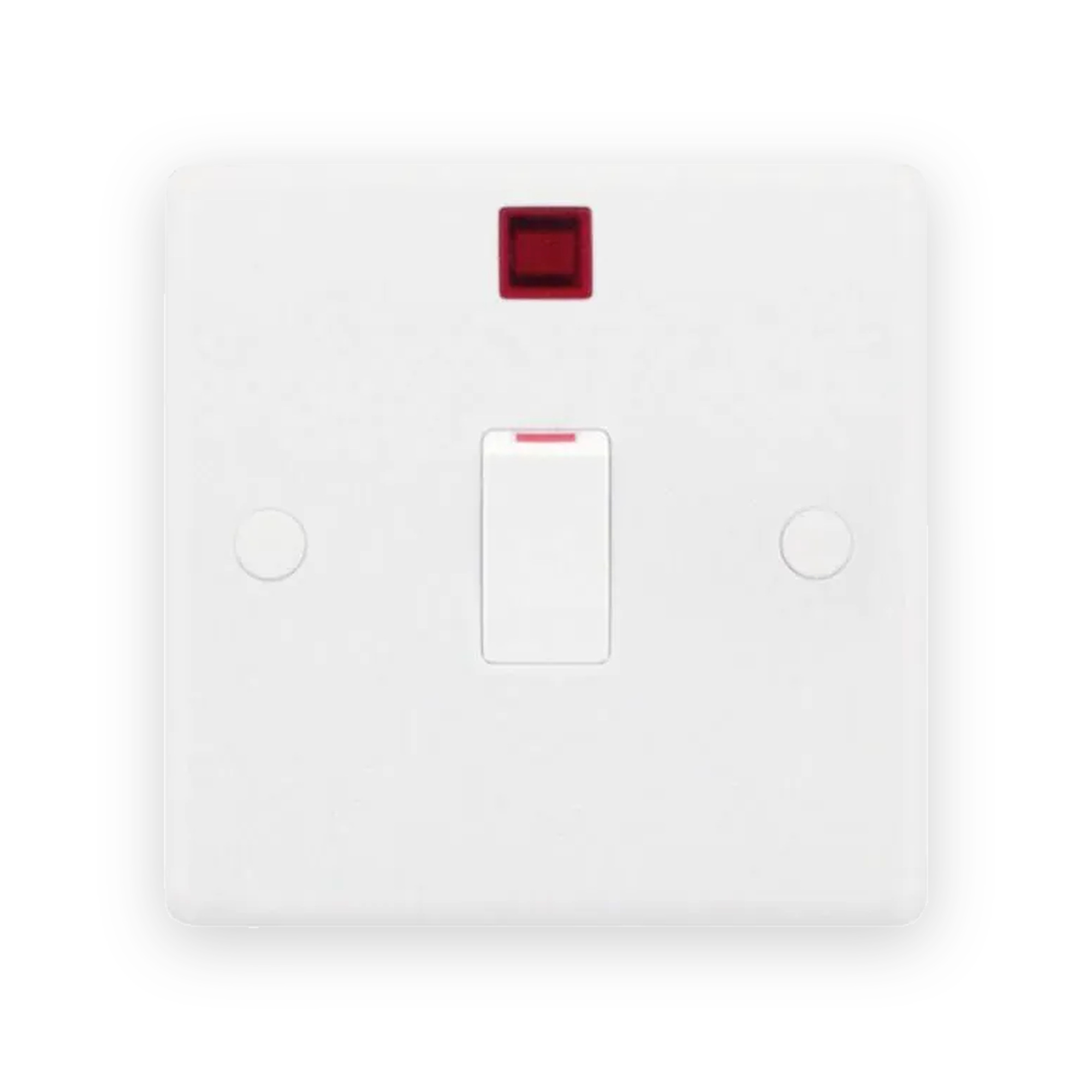 selectric-smooth-white-1-gang-20a-2-pole-plate-neon-switch-ssl516 Selectric Smooth White 1 Gang 20A 2 Pole Plate Neon Switch