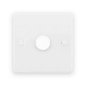 Selectric Smooth White 1 Gang 5-100W 2 Way LED Dimmer Switch