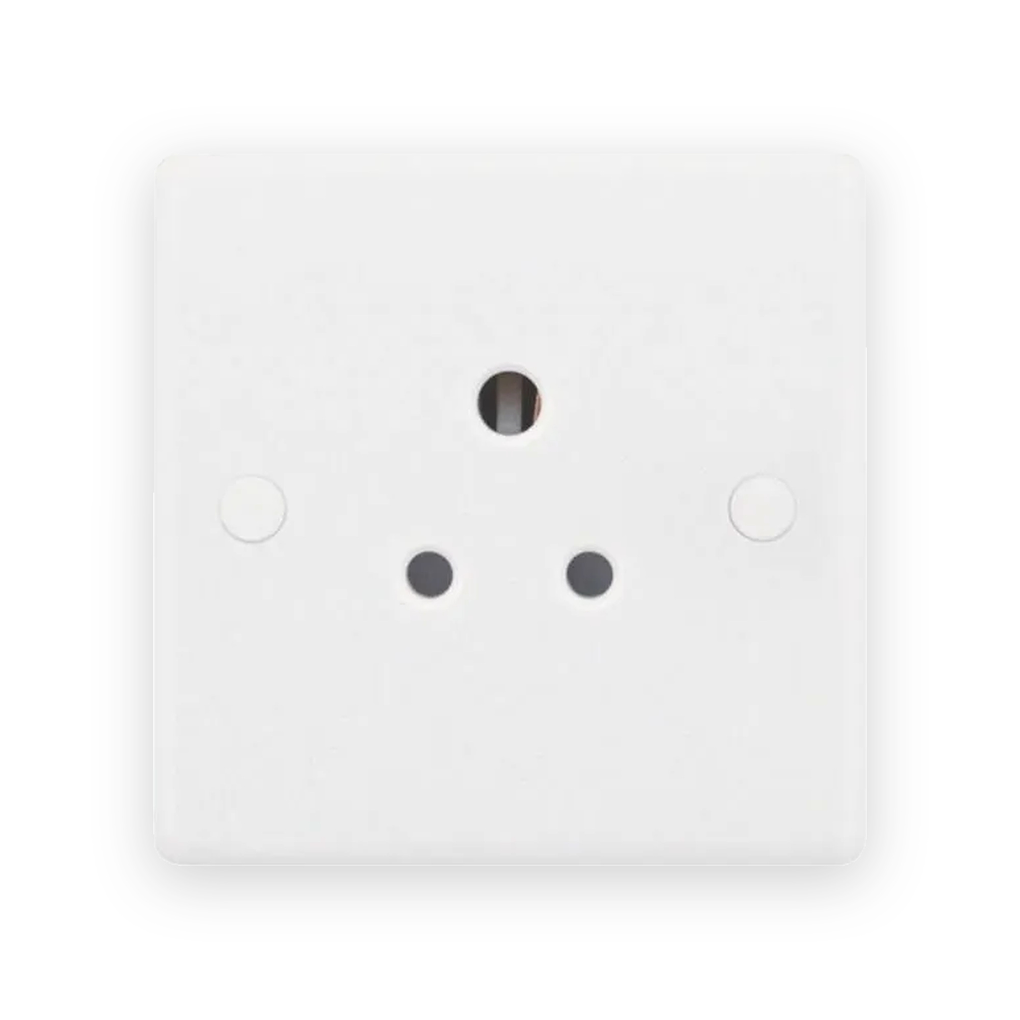 selectric-smooth-white-1-gang-5a-unswitched-3-pin-round-pin-socket-ssl528 Selectric Smooth White 1 Gang 5A Unswitched 3 Pin Round Pin Socket