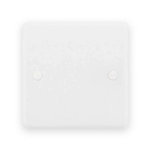 Selectric Smooth White 1 Gang Blanking Plate