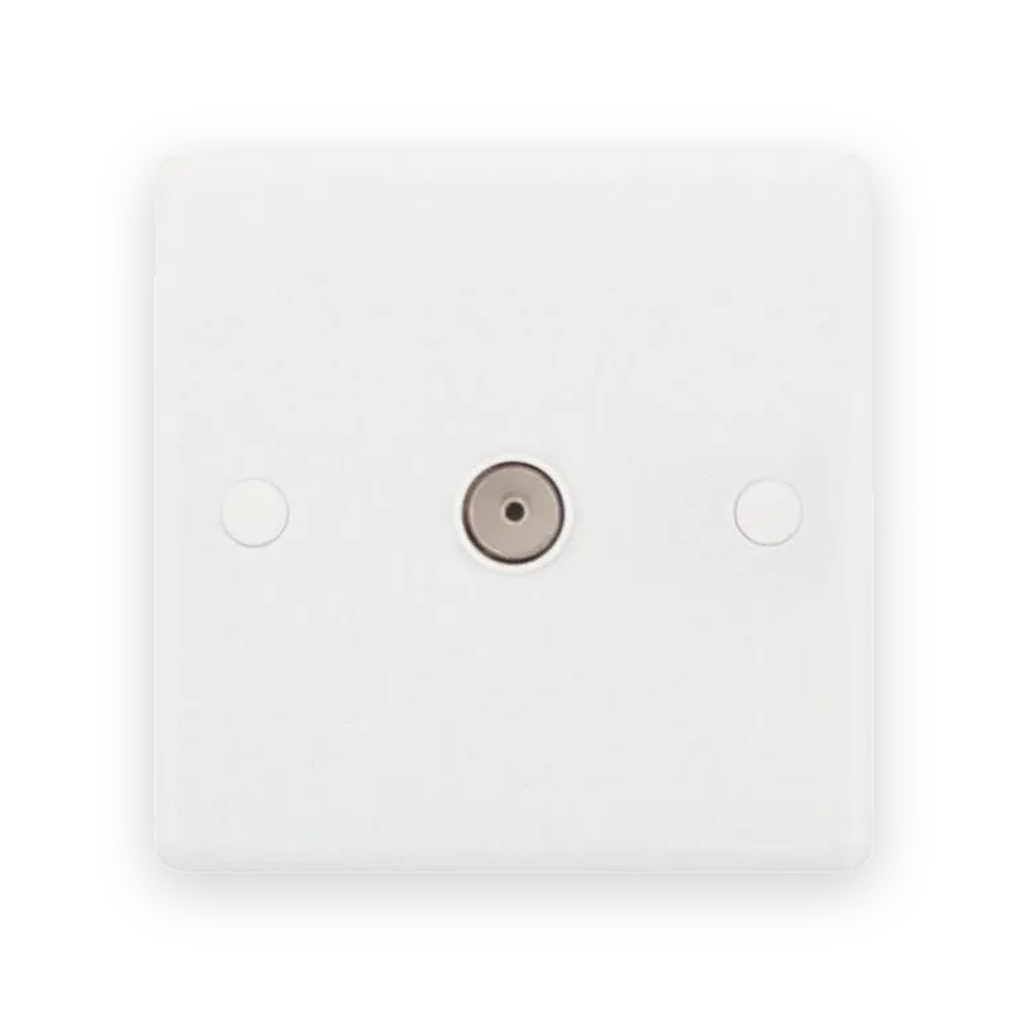 selectric-smooth-white-1-gang-coaxial-aerial-tv-fm-socket-ssl535 Selectric Smooth White 1 Gang Coaxial/Aerial TV/FM Socket