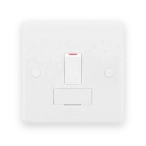 Selectric Smooth White 13A 2 Pole Switched Fused Connection Unit