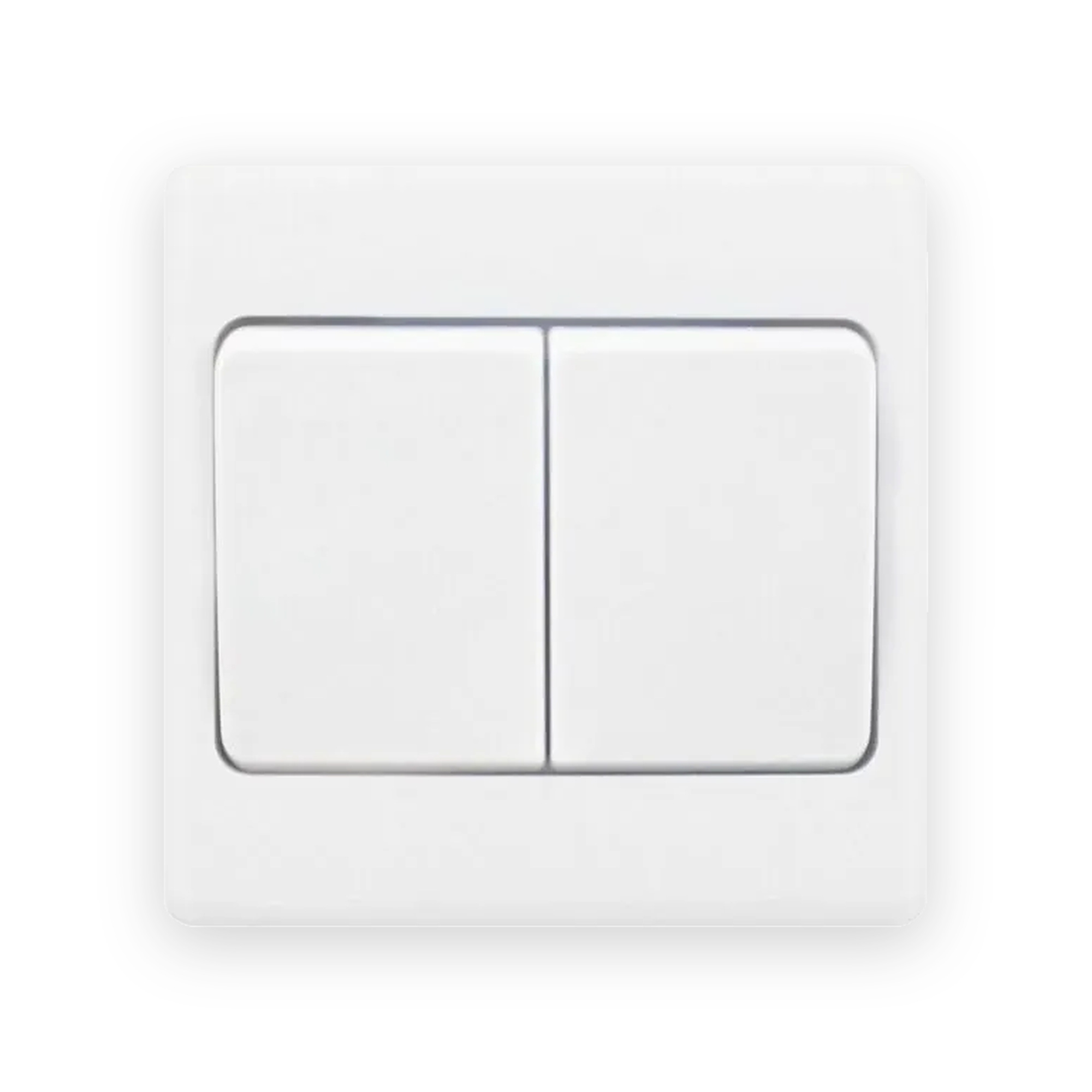 selectric-smooth-white-2-gang-10ax-2-way-wide-rocker-plate-switch-ssl601 Selectric Smooth White 2 Gang 10AX 2 Way Wide Rocker Plate Switch