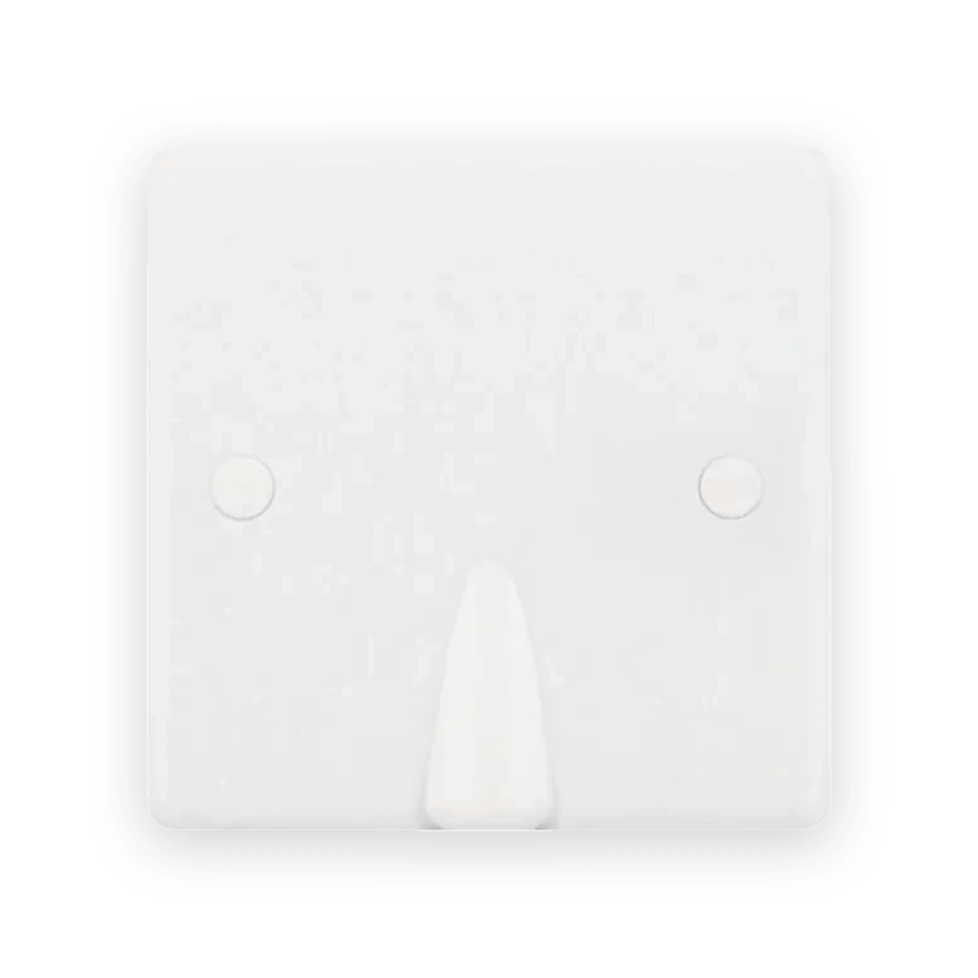 Selectric Smooth White 20A Centre or Side Entry Cable Outlet