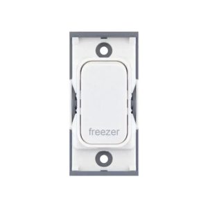 Selectric White 20A 2 Pole FREEZER Switch Module