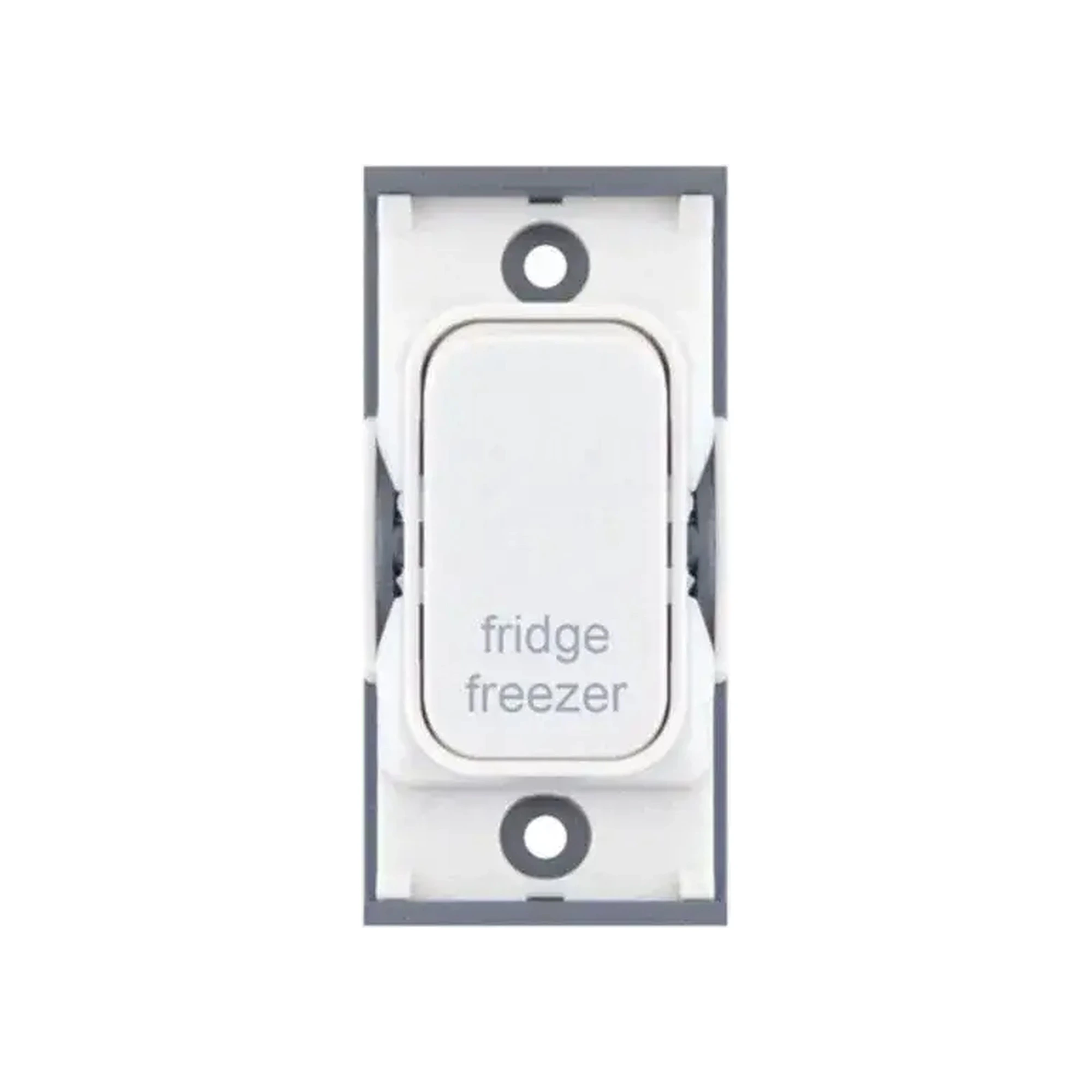 Selectric White 20A 2 Pole FRIDGE FREEZER Switch Module