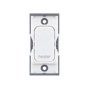 Selectric White 20A 2 Pole HEATER Switch Module