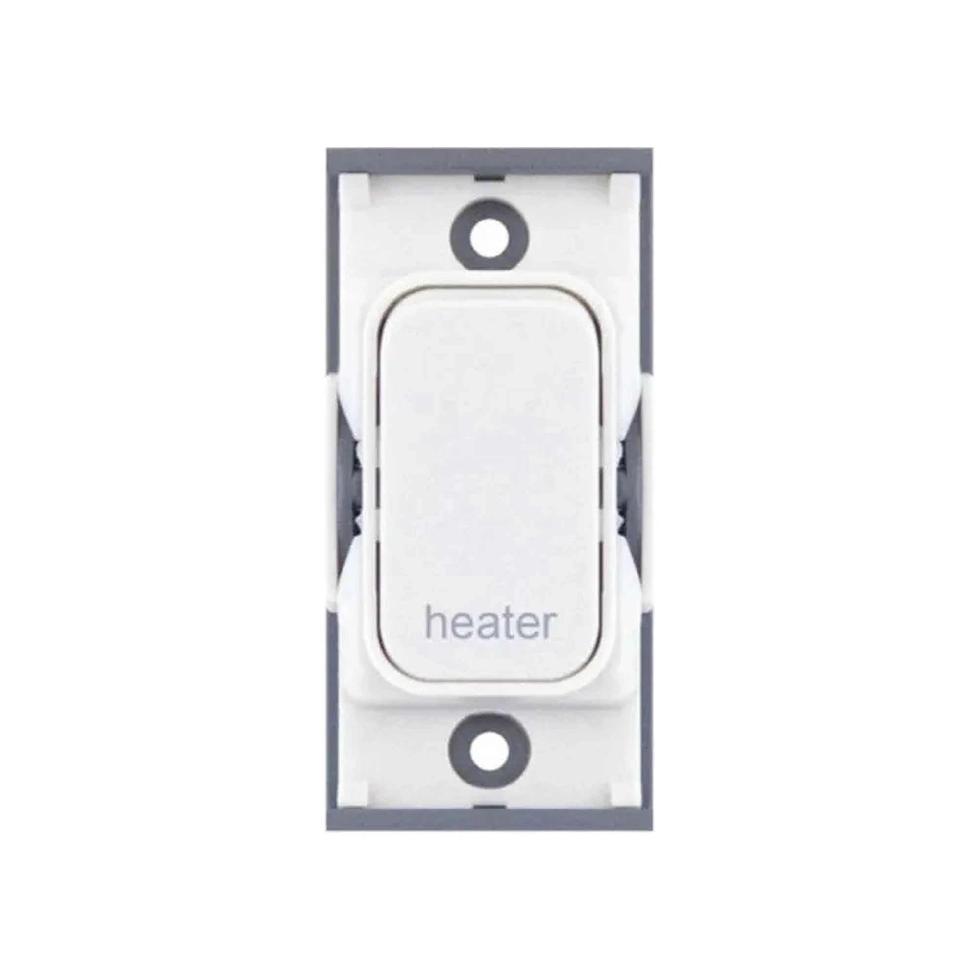 Selectric White 20A 2 Pole HEATER Switch Module