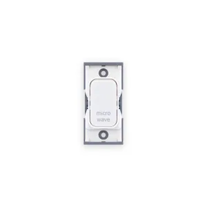 Selectric SGRID360-293 white 20A double pole grid switch marked microwave