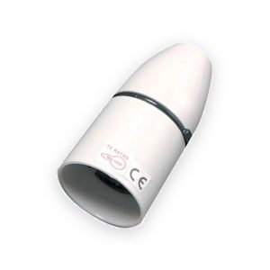 Selectric White Short Skirt Bayonet Fitting T2 Pendant Lampholder