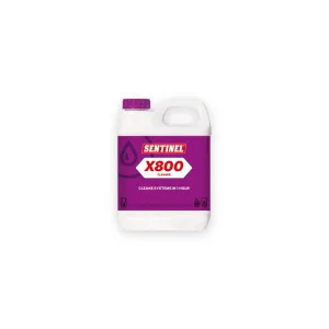 Sentinel X800 central heating system cleaner 1 litre bottle