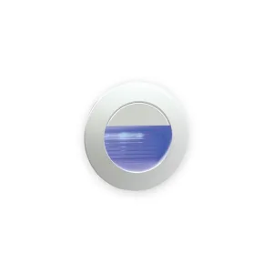 Shelly 230V IP54 Recessed Round Indoor/Outdoor LED Guide/Stair/Wall Light Blue LED