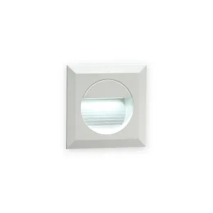 Shelly 230V IP54 Recessed Square Indoor,Outdoor LED Guide,Stair, Wall Light White LED
