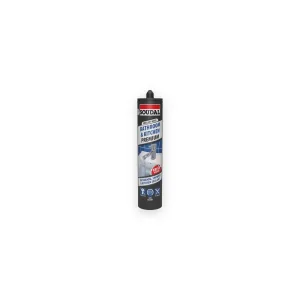 Soudal Premium Bathroom, Kitchen & Shower Silicone Sealant - Brilliant WHITE (290ml)