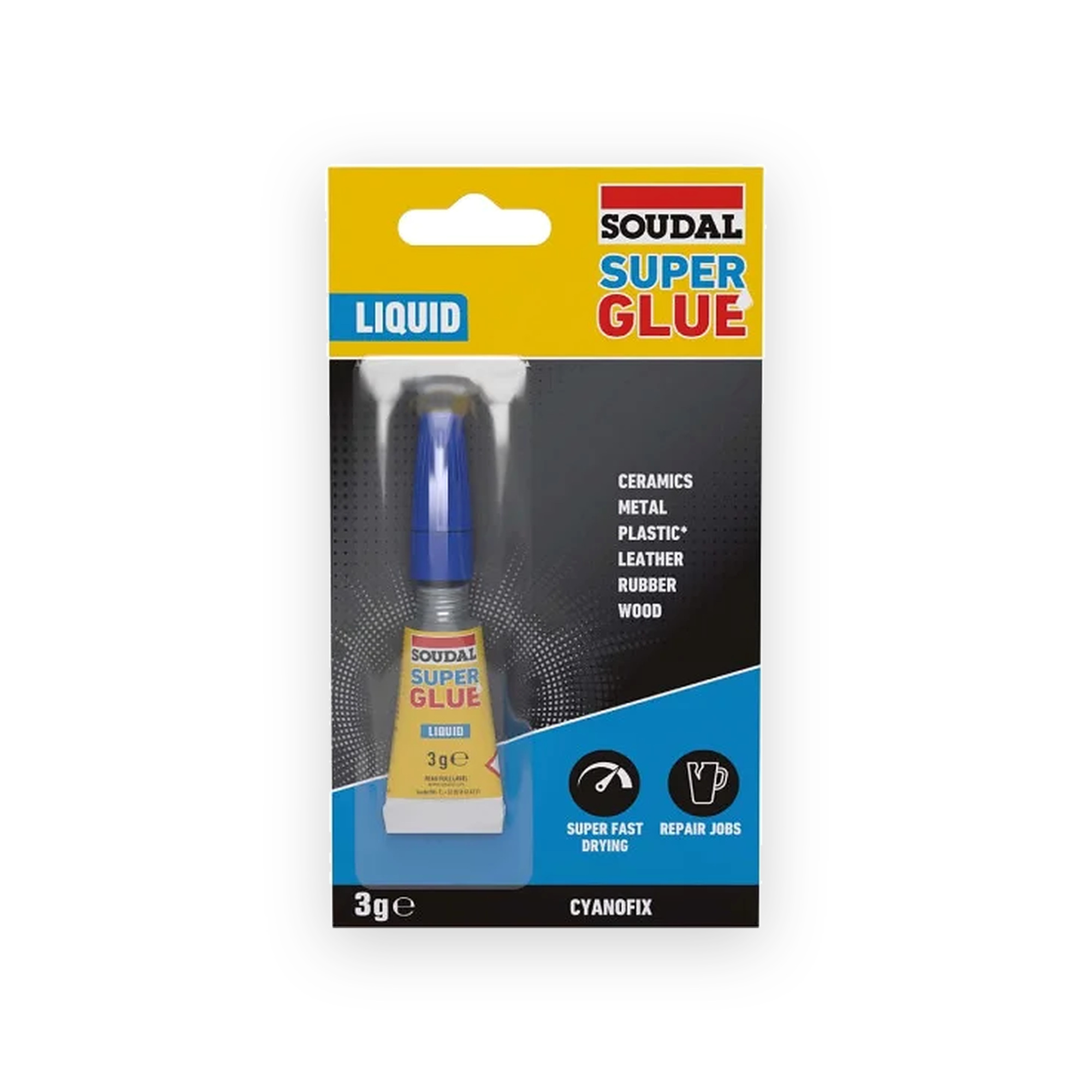soudal-superglue-liquid-clear-3g-5411183184725 Soudal Superglue Liquid Clear 3g
