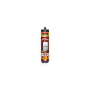 Soudal Window, Door & Building Silicone Sealant - CLEAR (290ml)