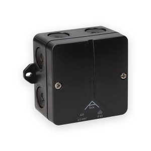 Spelsburg IP65 Moulded Black PVC Box 80 X 80 X 52mm