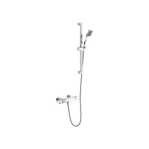 SQKIT+ Square Thermostatic Shower Valve C/w Slide Rail