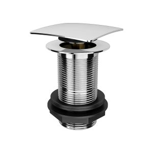 Square Click Clack Basin Waste-Unslotted