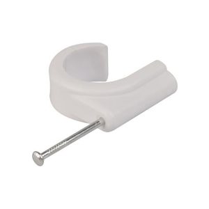 Talon 22mm Nail In Clips White
