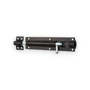 Tower Gate Bolt Straight 150mm Length - Black Japanned
