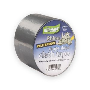 Ultra Tape Waterproof Single Sided Cloth Tape 50mm X 4.5m