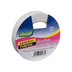 Ultratape 25mm Double Sided Tape 33m
