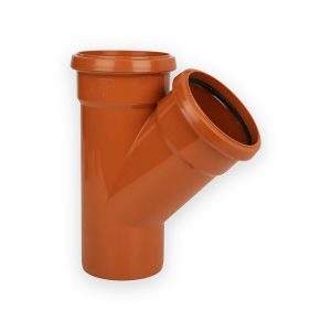 Underground 110mm 45° Double Socket Branch