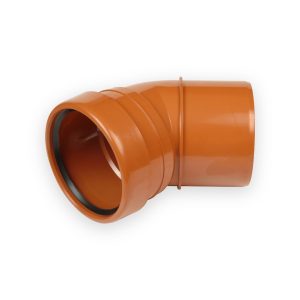 Underground 110mm Single Socket 45° Bend