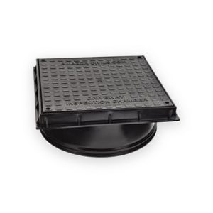 Underground 110mm Square Man Hole Cover & Frame 320mm