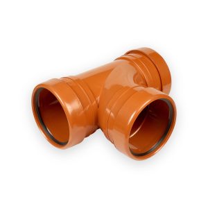Underground 110mm Triple Socket 87.5° Tee