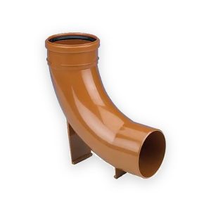 Underground Soil Pipe 110mm 87.5° Rest Bend Single Socket/Spigot