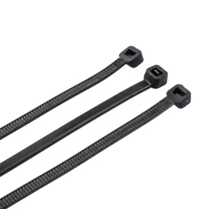 Unicrimp 300mm x 4.8mm Cable Ties Black () – Pack of 100