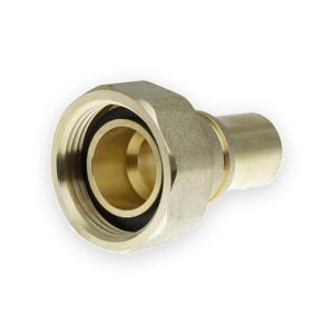 Union 1" x 22mm Gas Meter Union & Washer With Groove