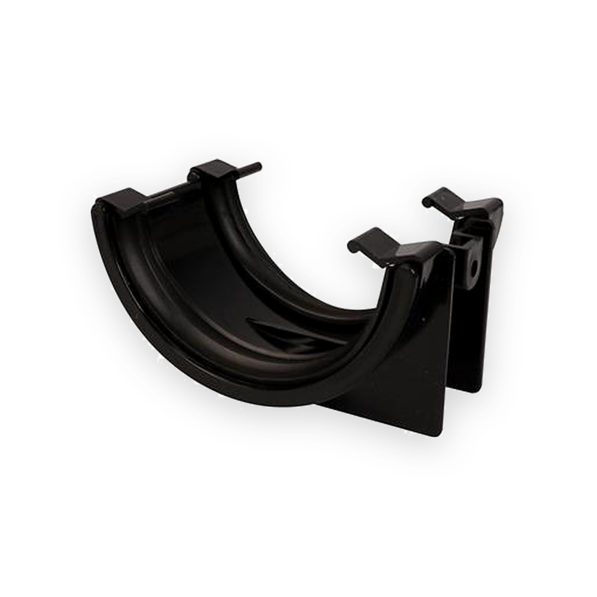 union-112mm-half-round-guttering-union-bracket-black-au1bl Union 112mm Half Round Guttering Union Bracket- Black