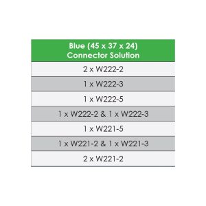 Wago Gel Filled Connector Box 45 X 37 X 24mm- Blue