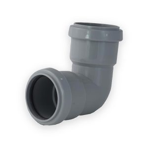 Waste Push fit 32mm 90° Bend Grey