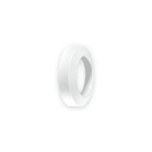 WC17-90 white WC connector wall flange