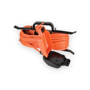 Weatherproof Outdoor 1 Gang Socket 5m Extension Cable IP54 1 Gang 5m